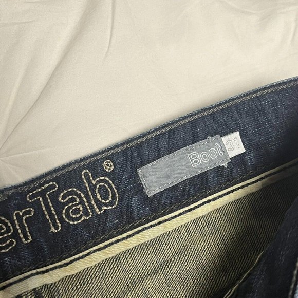 Vintage Levis Silver Tab Bootcut Denim Jeans 31 Mens Size Distressed Y2K Riveted - Picture 4 of 7